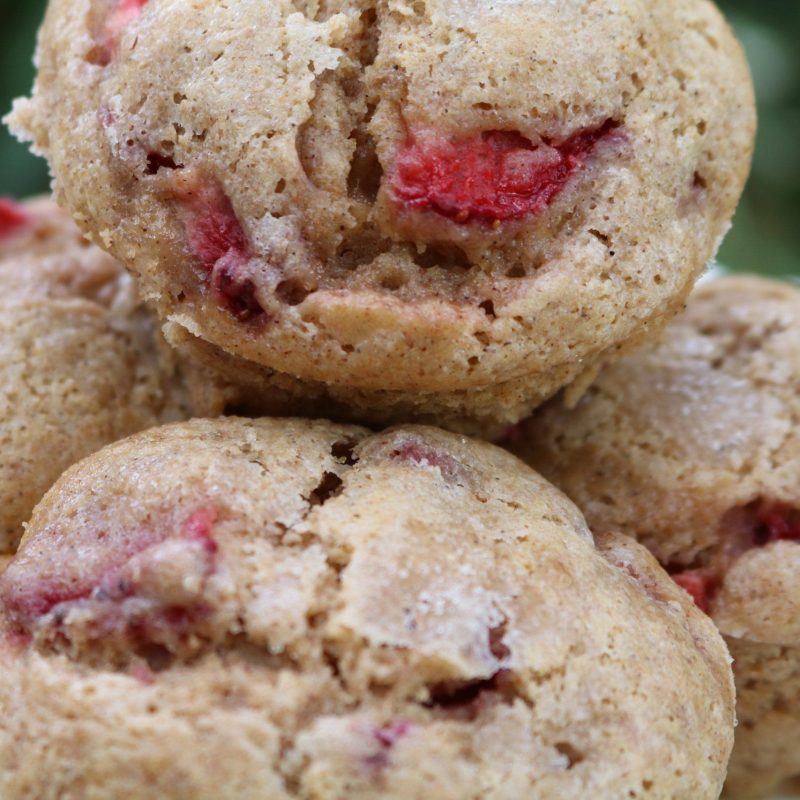 strawberry muffins