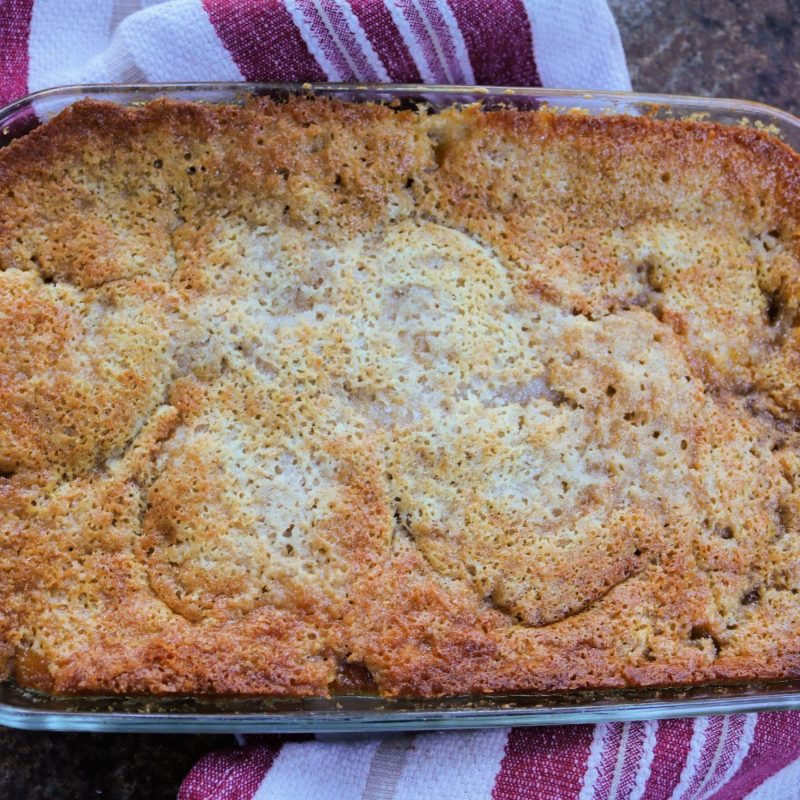 peach cobbler