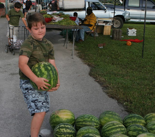 grant buying a watermelon