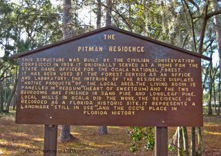 Pitman house in ocala national forest