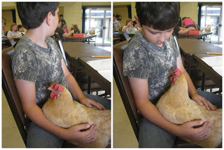 hope sitting in grayson's lap