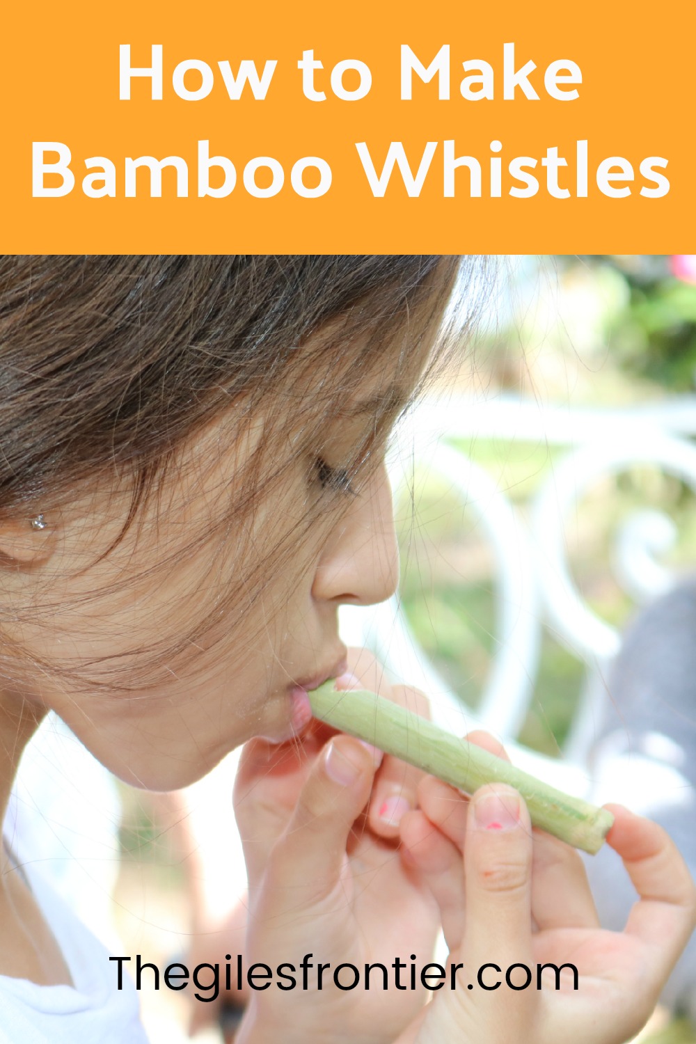 how to make bamboo whistles and carve wood