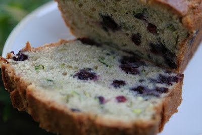 blueberry bread slice