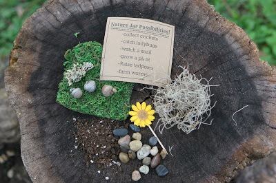nature jar craft take a walk and collect items