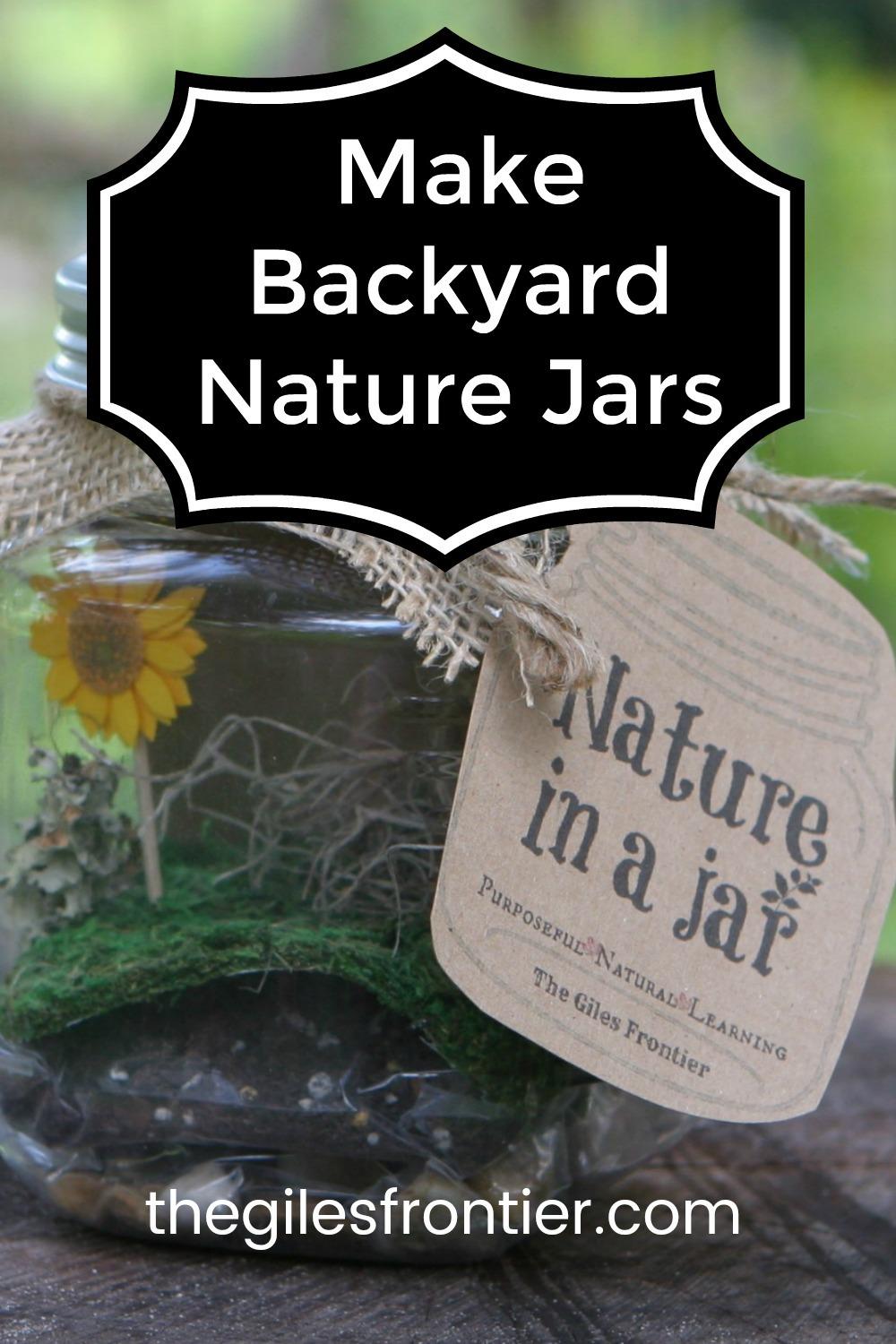 nature jar craft for kids