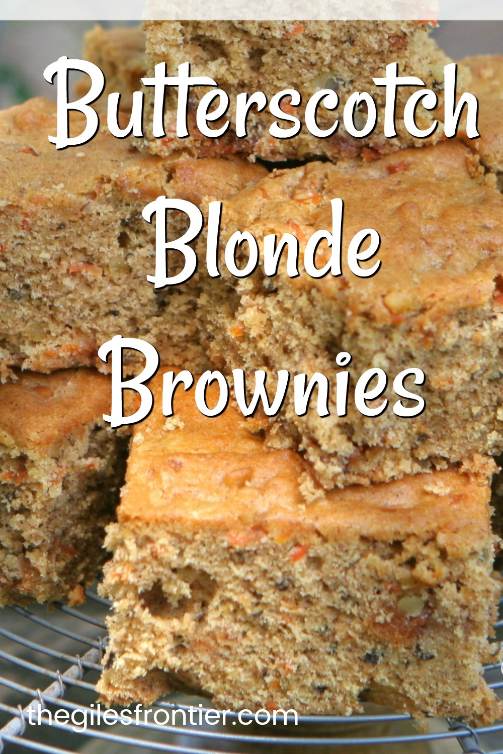 butterscotch blonde brownies recipe
