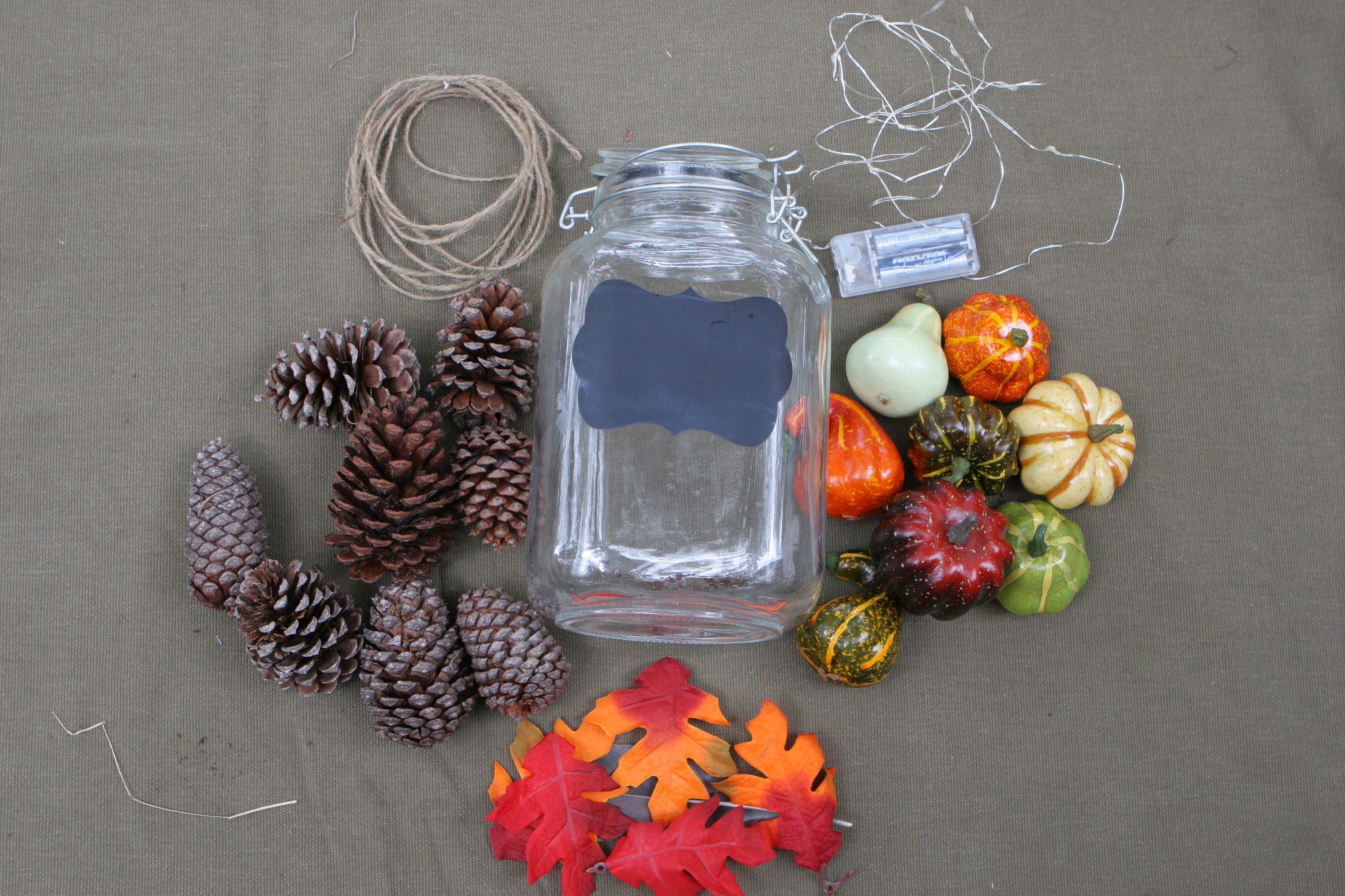light up fall jar