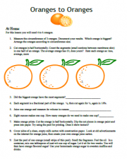 science curriculum oranges