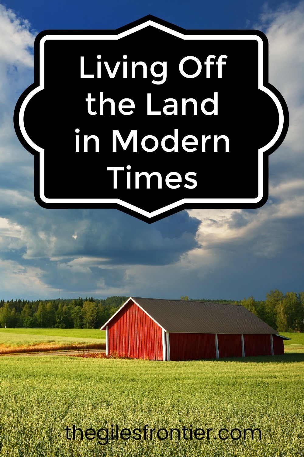 living off land and laura ingalls wilder