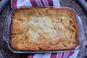 peach cobbler